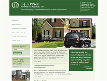 Tablet Screenshot of oneilinsurance.com